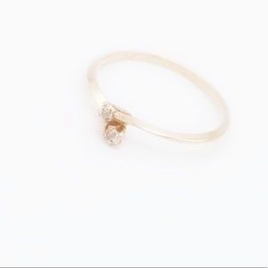 .33 CWT DIAMOND ON SOLID 10Kt GOLD RING